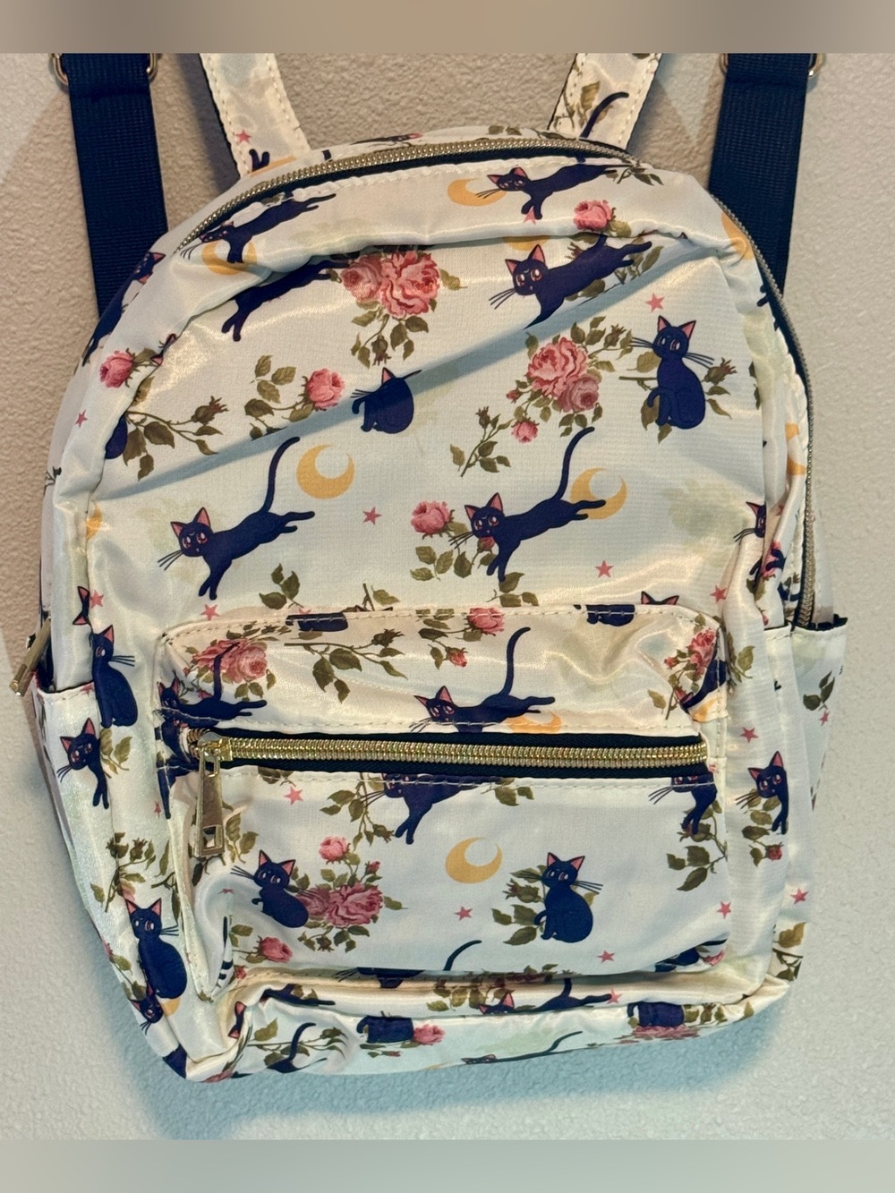 New Without Tags Sailor Moon Floral Mini Backpack